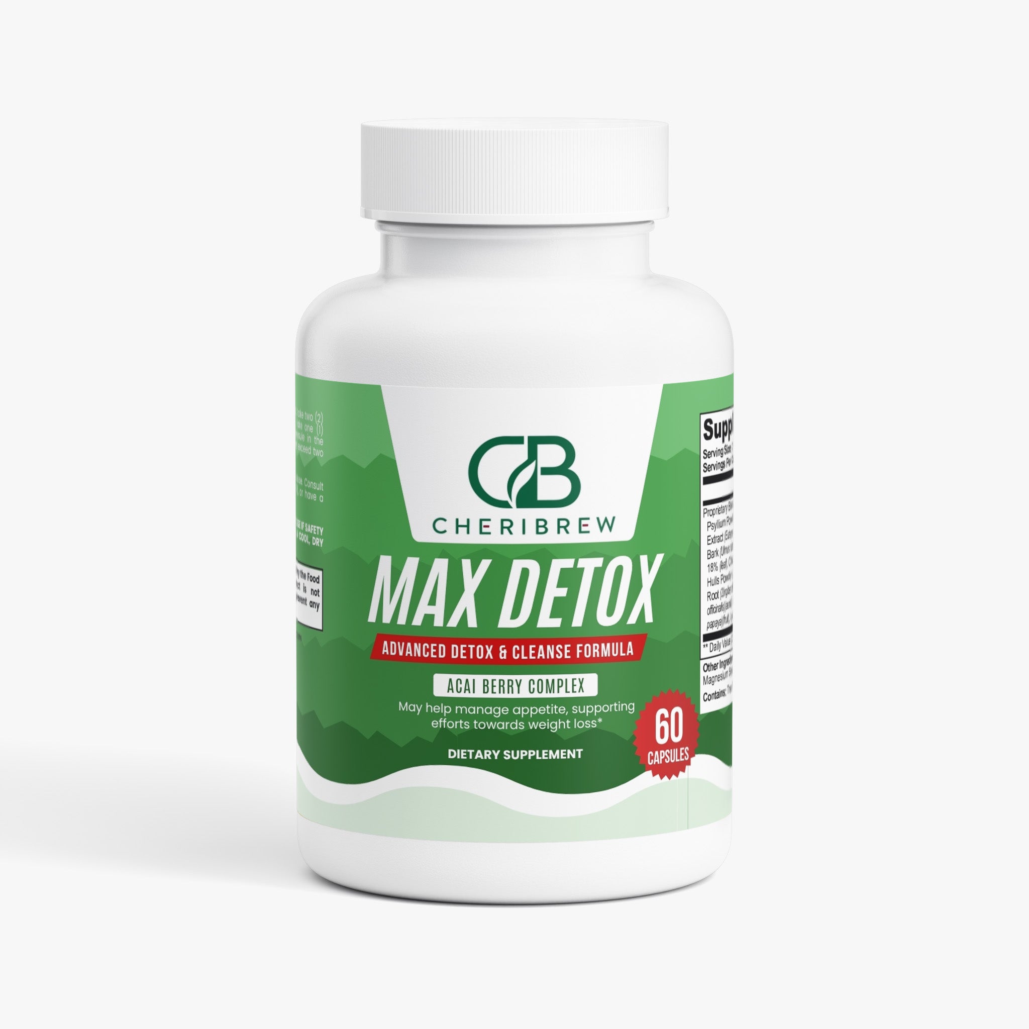 Cheribrew Max Detox (Acai Berry Complex)